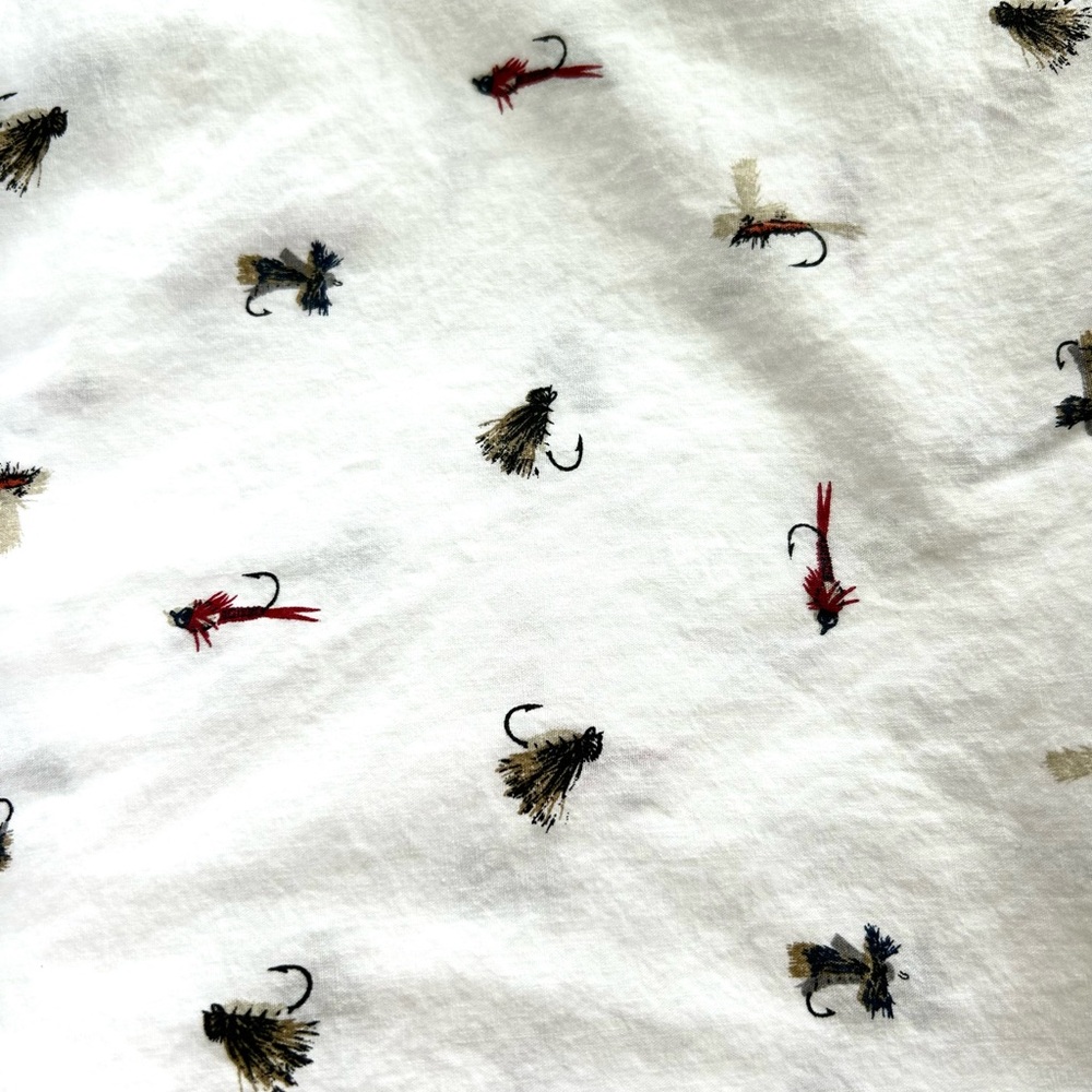 Like New Eddie Bauer Fishing Lure Full Size Cotton Sheet Set